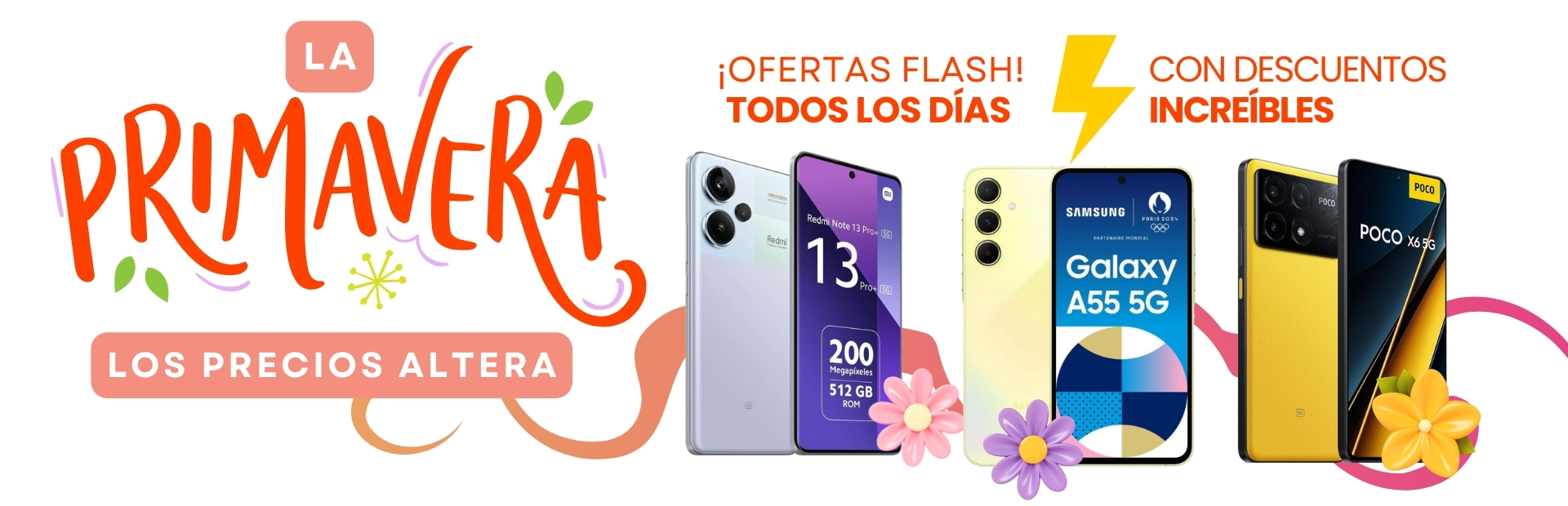 Descuentos Ofertas flash en móviles Xiaomi, Samsung y iPhone
